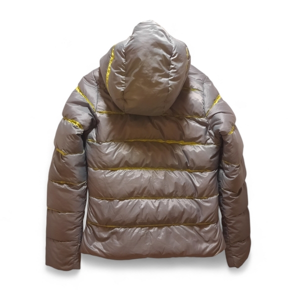 Luxury Swiss JET SET Goose Down Reversible Performance Ski Jacket Puffer Coat - Picture 7 of 16